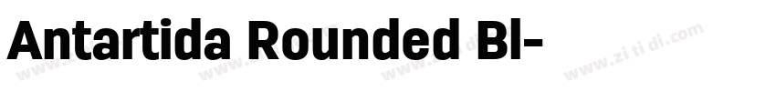 Antartida Rounded Bl字体转换